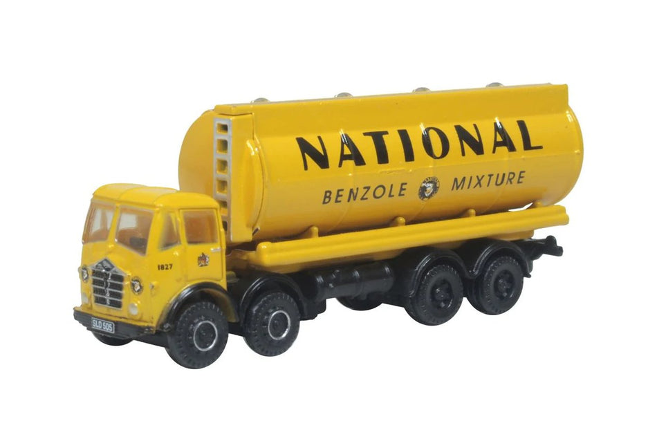 NFG015 Oxford Diecast Foden FG Cylindrical Tanker Nat Benzole