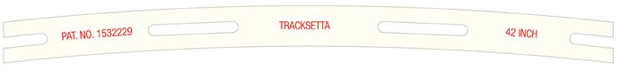 OOT42 Tracksetta 42in Radius Curve Template