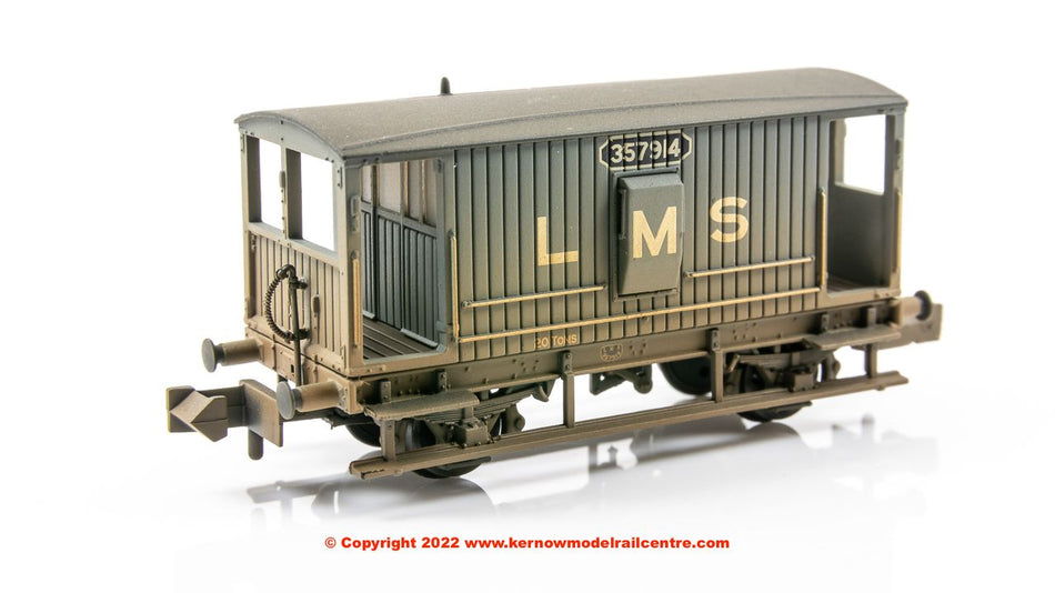 377-750A Graham Farish MR 20T Brake Van With Duckets LMS