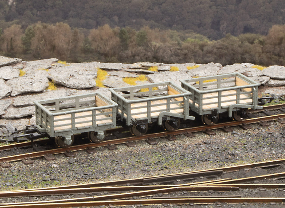 OR164 Peco Slate Wagons x 3 - Laser Cut Kit