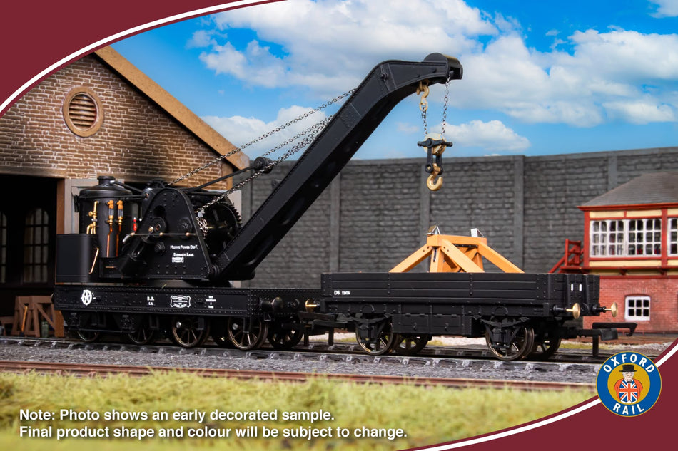 OR76SCS2001 Oxford Rail Standard Cowans Sheldon 15T Crane BR