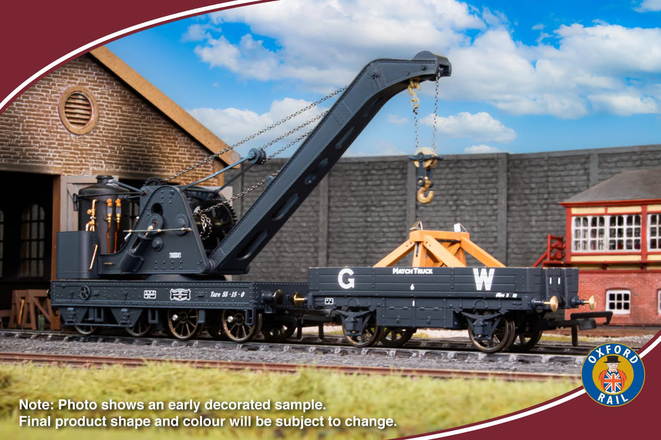 OR76SCS2003 Oxford Rail Standard Cowans Sheldon 15T Crane GWR