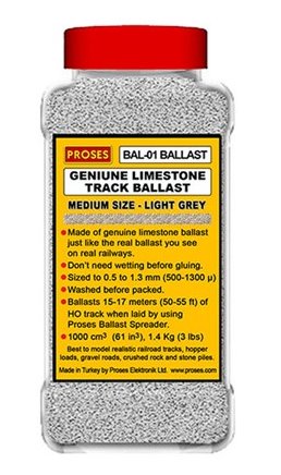 BAL-01 Proses Authentic Limestone Ballast In Light Grey 1.4KG