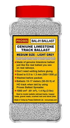 BAL-O-01 Proses Authentic Limestone Ballast In Light Grey 1.4KG