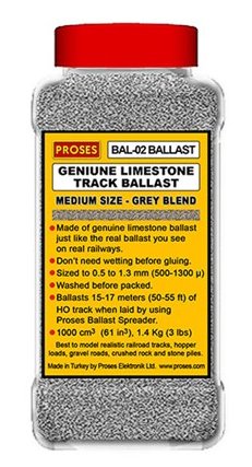 BAL-O-02 Proses Authentic Limestone Ballast In Grey Blend 1.4KG