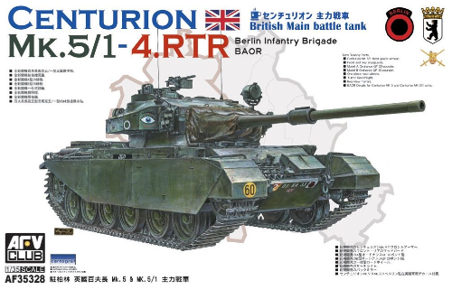 PKAF35328 AFV Club British Army Centurion Tank Mk 5/1 4 RTR Berl