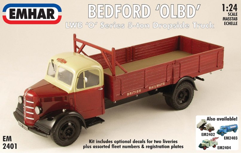 PKEM2401 Emhar Bedford O Series LWB Dropside Truck Kit