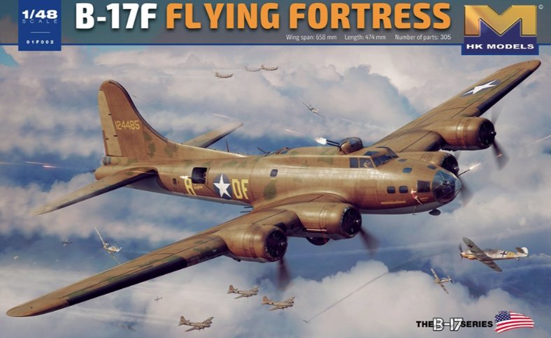 PKHK01F002 HK Models B-17F Flying Fortress 'Memphis Belle'
