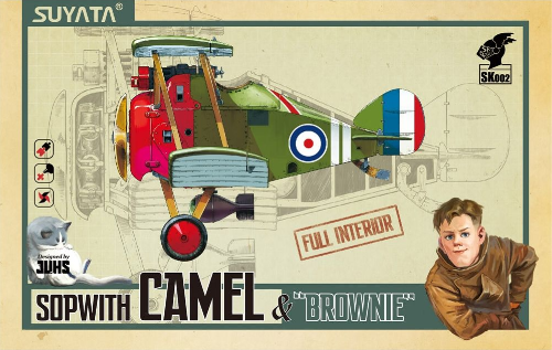 PKSYSK002 Suyata British RAF Sopwith Camel Fighter Aircraft & ""B