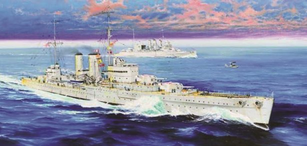 PKTM05350 Trumpeter HMS Exeter 1:350 Scale Kit