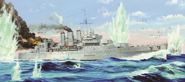 PKTM05353 Trumpeter HMS Cornwall