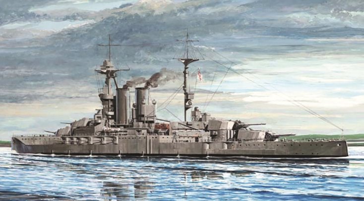 PKTM05780 Trumpeter HMS Warspite 1915