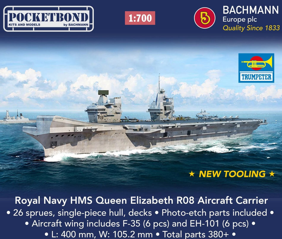 PKTM06751 Trumpeter Royal Navy HMS Queen Elizabeth R08