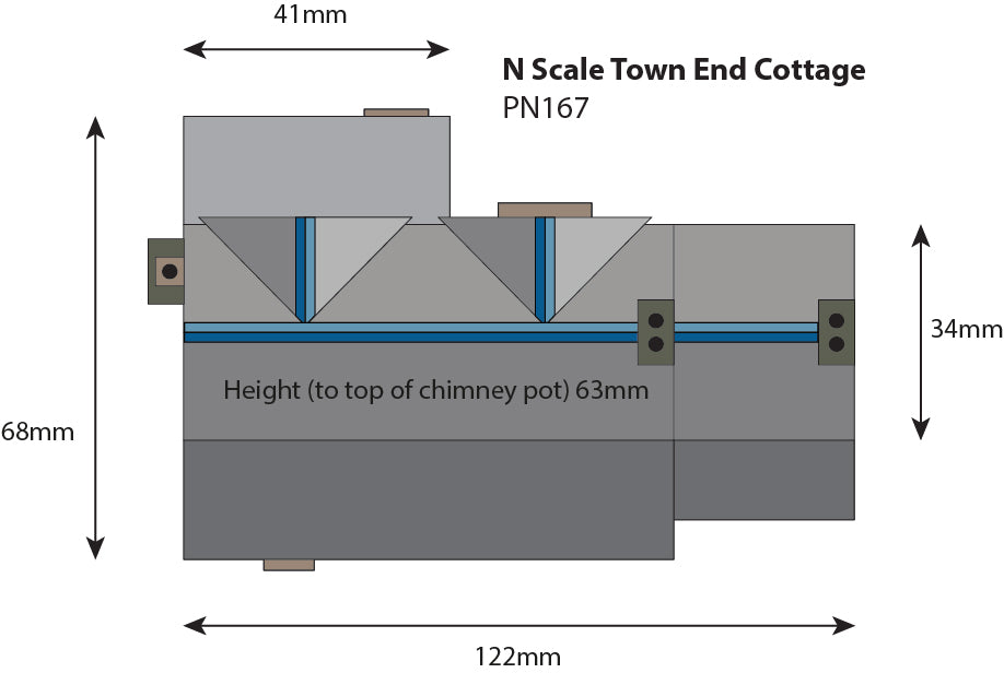 PN167 Metcalfe Town End Cottage Kit