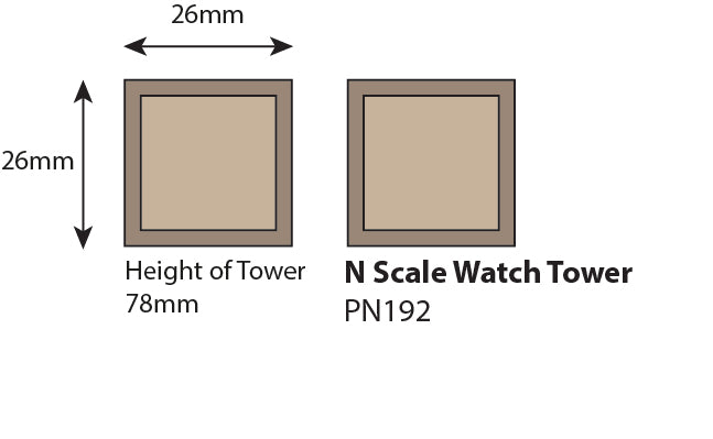 PN192 Metcalfe Castle Watch Tower Kit