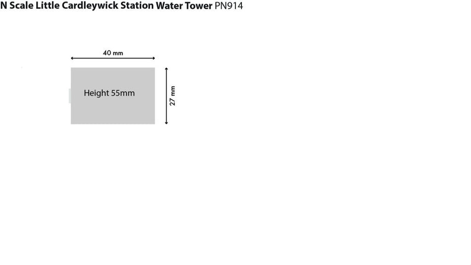 PN914 Metcalfe Little Cardleywick Station Water Tower Kit