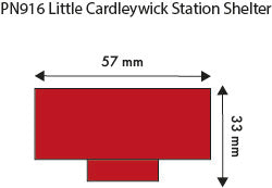 PN916 Metcalfe Little Cardlywick Station Shelter Kit
