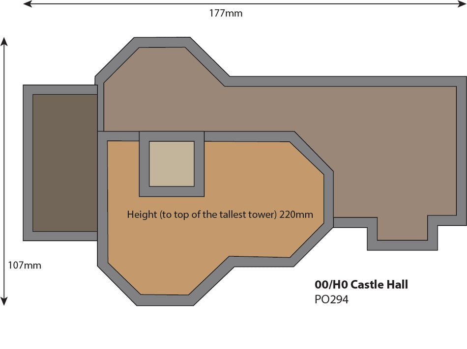 PO294 Metcalfe Castle Hall