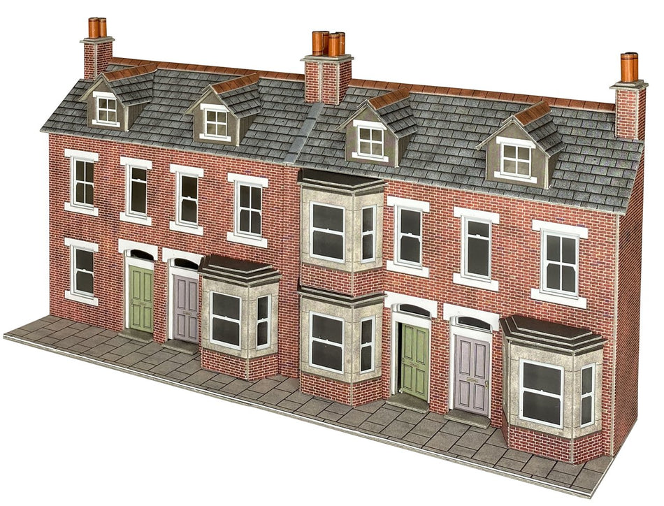 PO302 Metcalfe Terraced House Fronts Red Brick