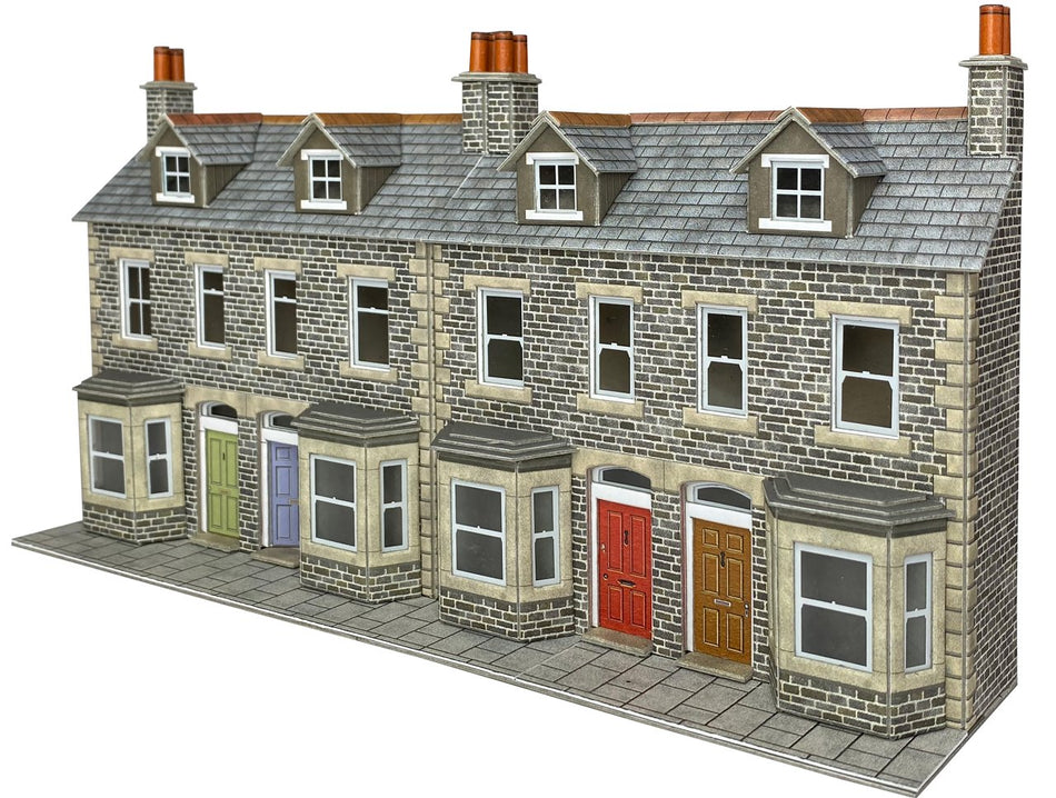 PO303 Metcalfe Terraced House Fronts Stone