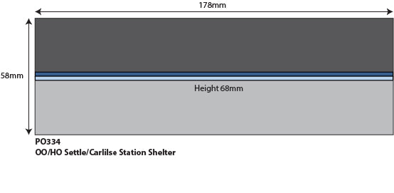 PO334 Metcalfe Settle/Carlisle Railway Station Shelter