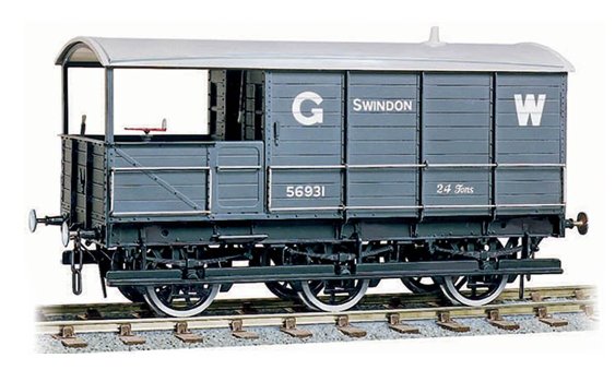 PS603 Parkside by Peco GWR 24ton Six-wheel Brake Van Kit - W603