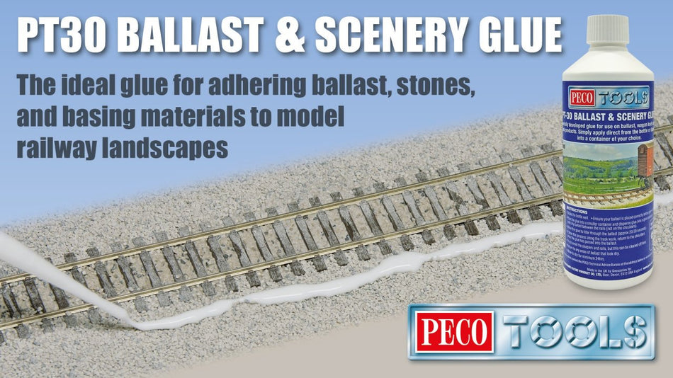PT30 Peco Ballast & Scenery Glue 500ml