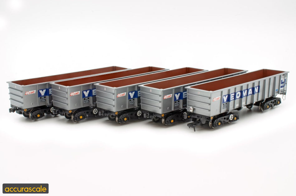 ACC2962 Accurascale PTA 5 Wagon Pack - Foster Yeoman silver