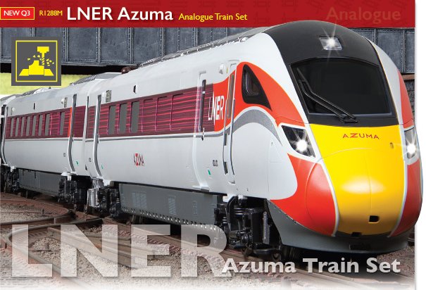 R1288M Hornby LNER Azuma High Speed Train Set - 800201