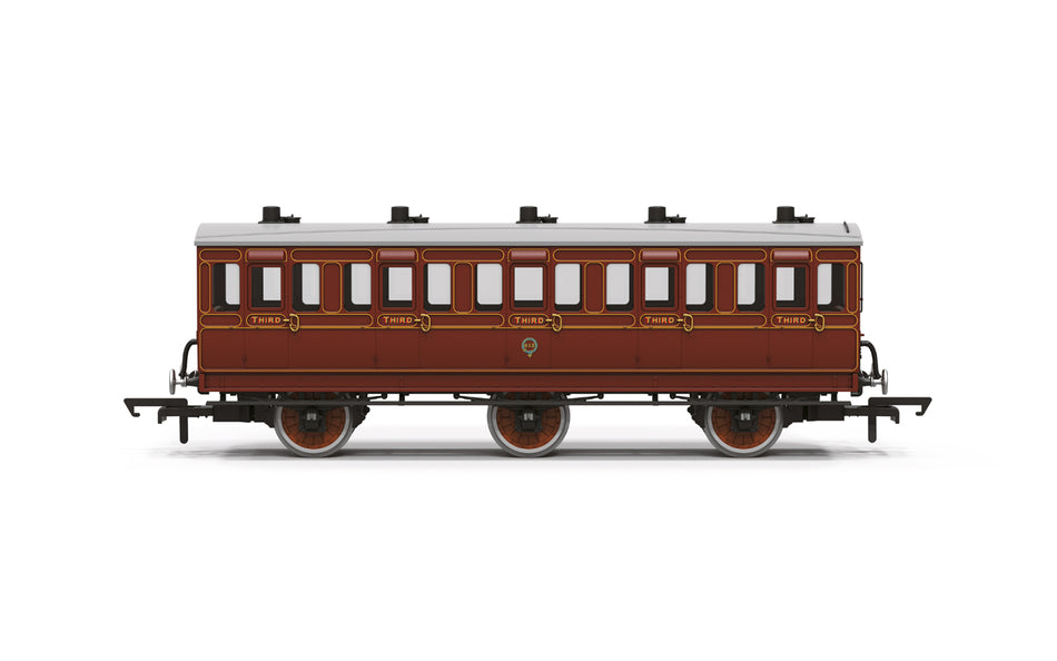 R40539 Hornby LB&SCR 6 wheel third class coach 612