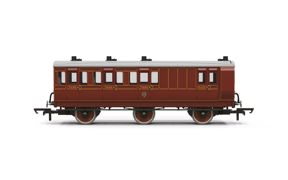R40540 Hornby LB&SCR 6 wheel Brake third class coach 106
