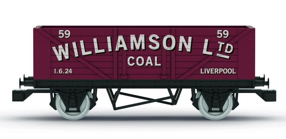 R60271 Hornby Railroad Plank Wagon - Williamson Coal Liverpool -