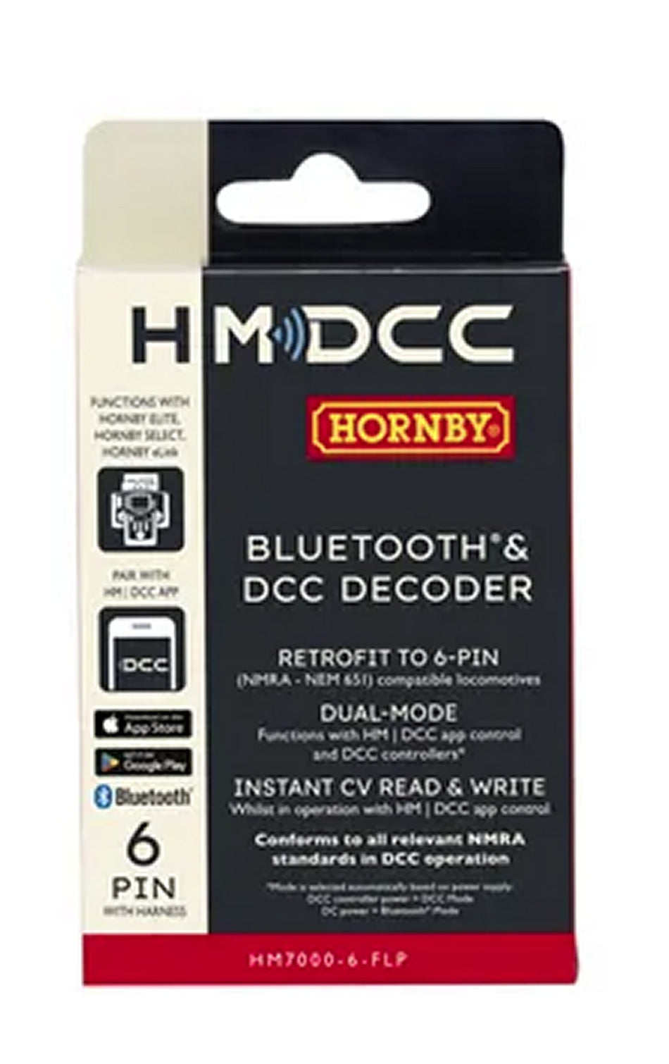 R7321A Hornby HM7000 6 BLE decoder - 6 Pin with fine wire