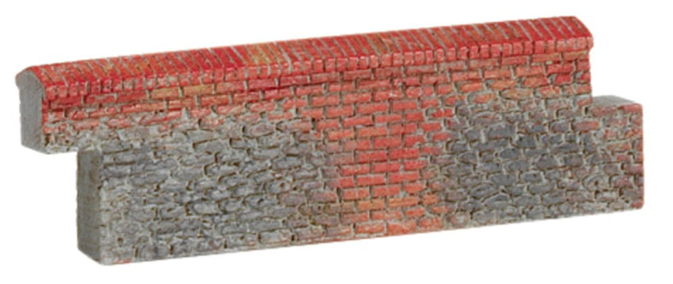 R8977 Hornby Skaledale 4 x Straight Brick Walling