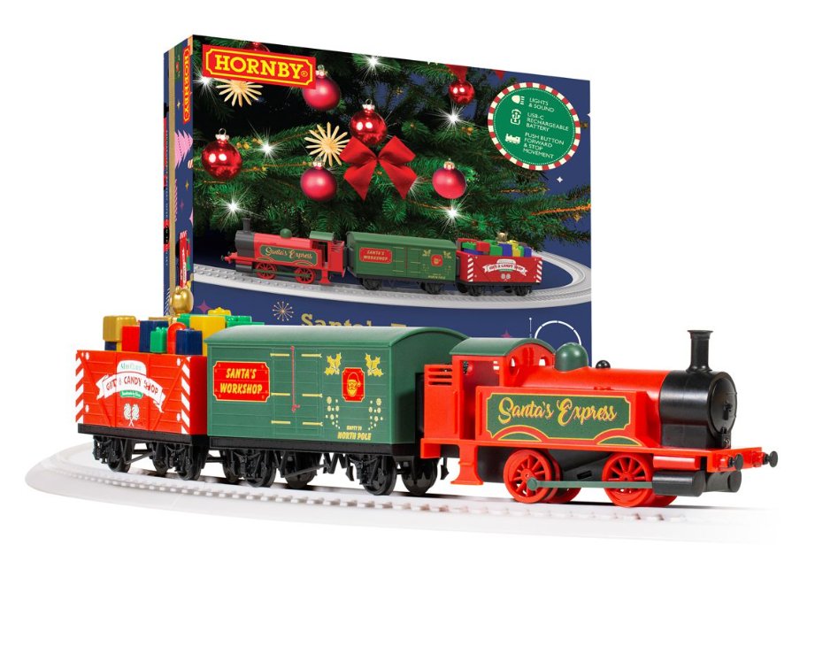 R9363M Hornby Santas Express Rechargeable Battery Train Set