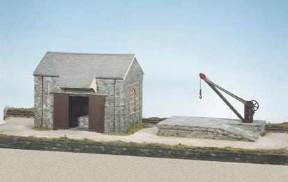 CK15 Wills Goods Shed, Bank and Crane Kit