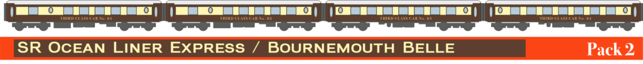 RT-KP-SR-244B Revolution Trains All-steel K-type Pullman - SR pa