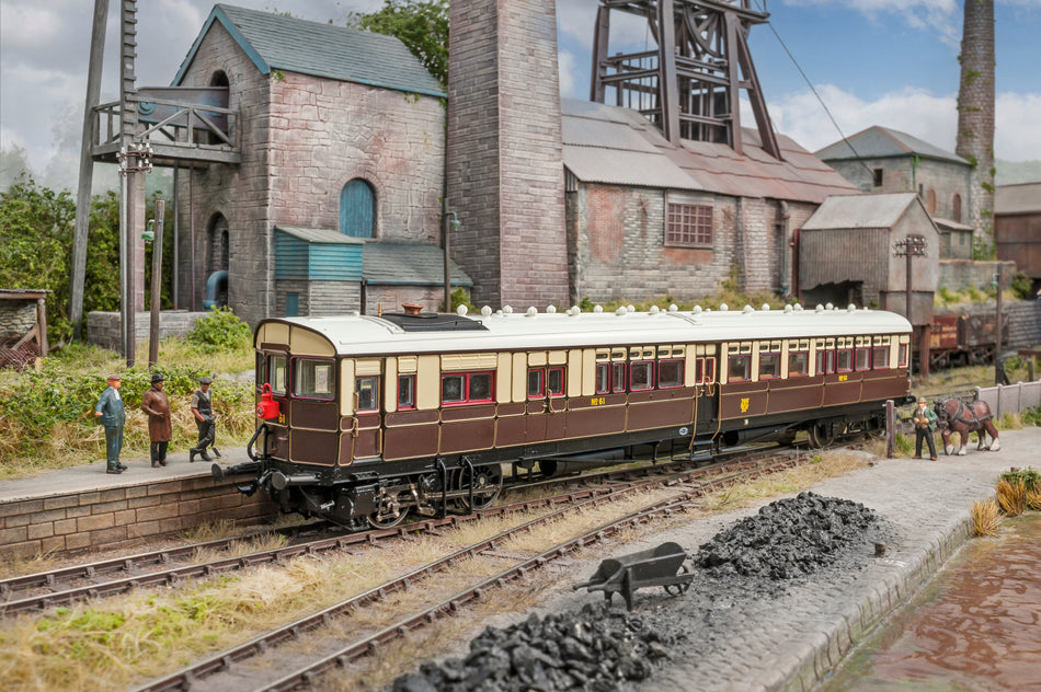 K2306 GWR Steam Railmotor Diagram O number 62 in GWR Fully Lined Chocolate and Cream livery
