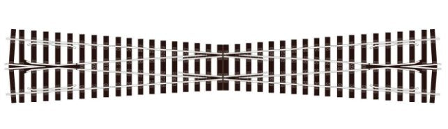 SLE794BH Peco Streamline Code 124 Bullhead rail Long Crossing