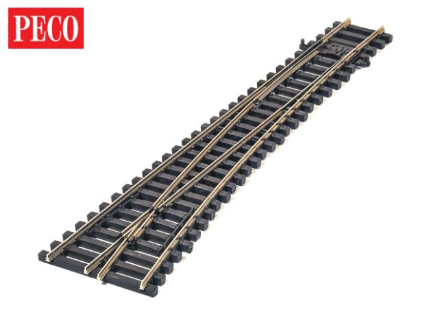 SLU1296 Peco Code 55 Turnout - Medium Radius Left Hand Unifrog