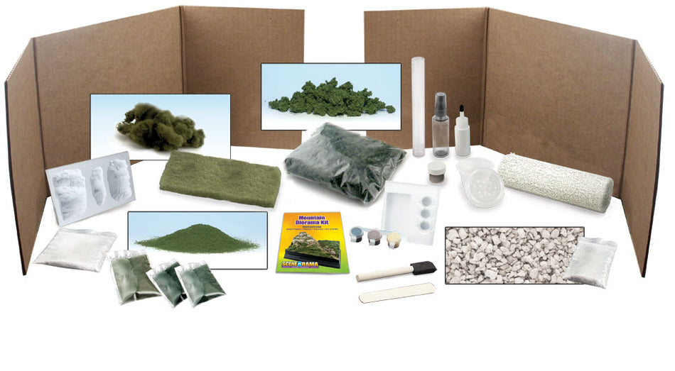 SP4111 Woodland Scenics Mountain Diorama Kit