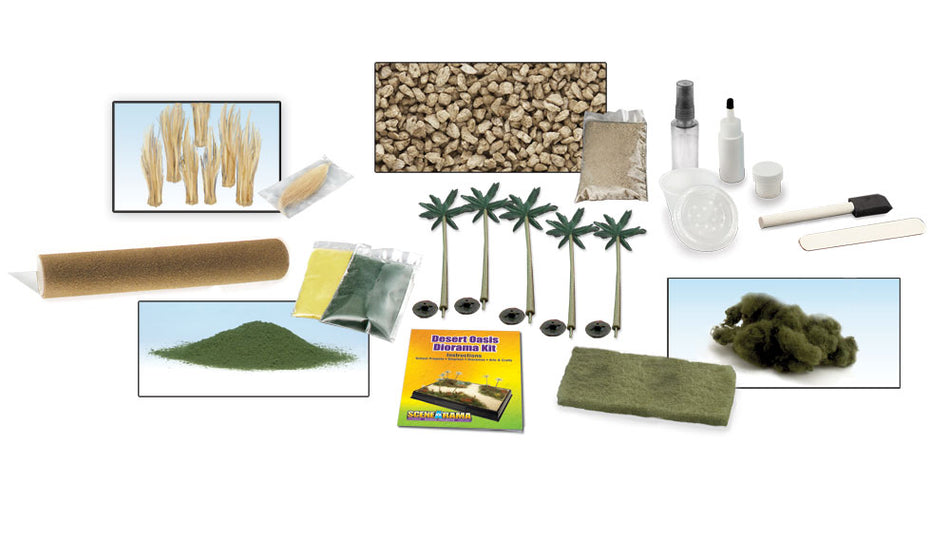 SP4112 Woodland Scenics Desert Oasis Diorama Kit