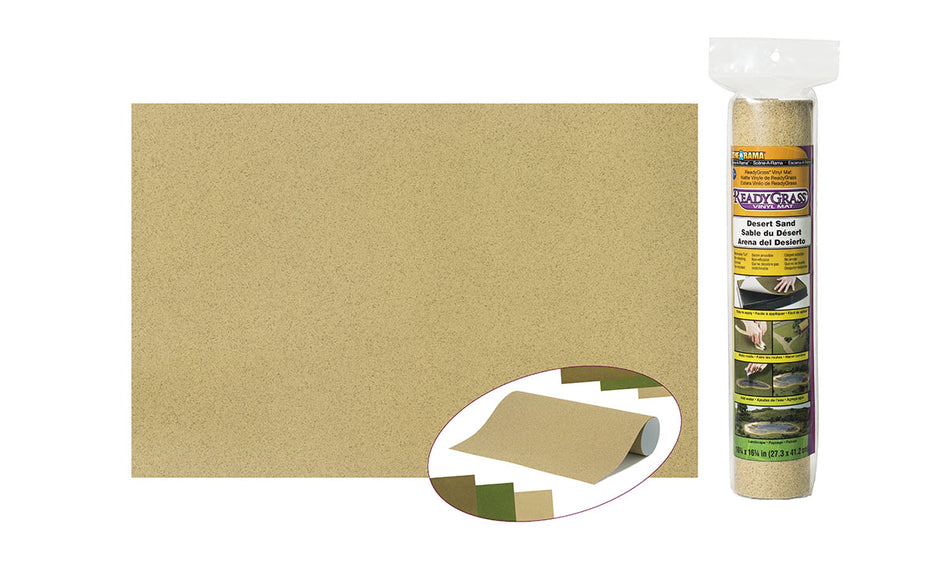 SP4162 Woodland Scenics Ready Grass Vinyl Mat Desert Sand Sheet