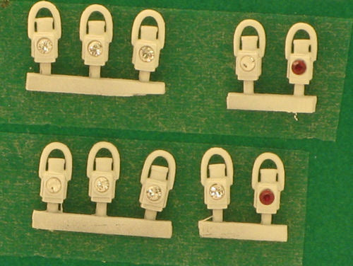 DA1-2 Springside GWR Head and Tail Lamps White Body