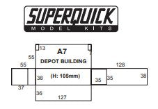 A07.1 Superquick Stone Goods Depot Building card kit