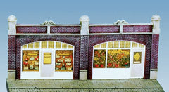SS18 Wills Station Forecourt Shops kit