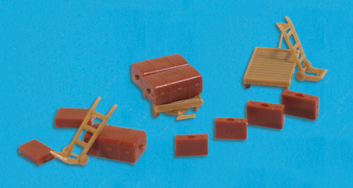 5174 model scene Luggage Trolleys and Sack Trucks Pack