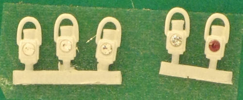 DA1 Springside GWR Head and Tail Lamps White