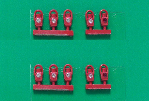 DA2-2 Springside GWR Head and Tails Lamps Red
