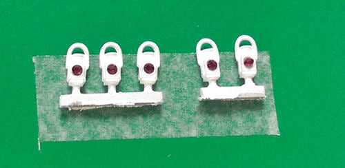DA20GWR Springside Tail Lamp White Bod Red lens